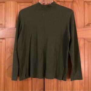 NWOT Vintage Classic Elements Mock Neck Top Size XL